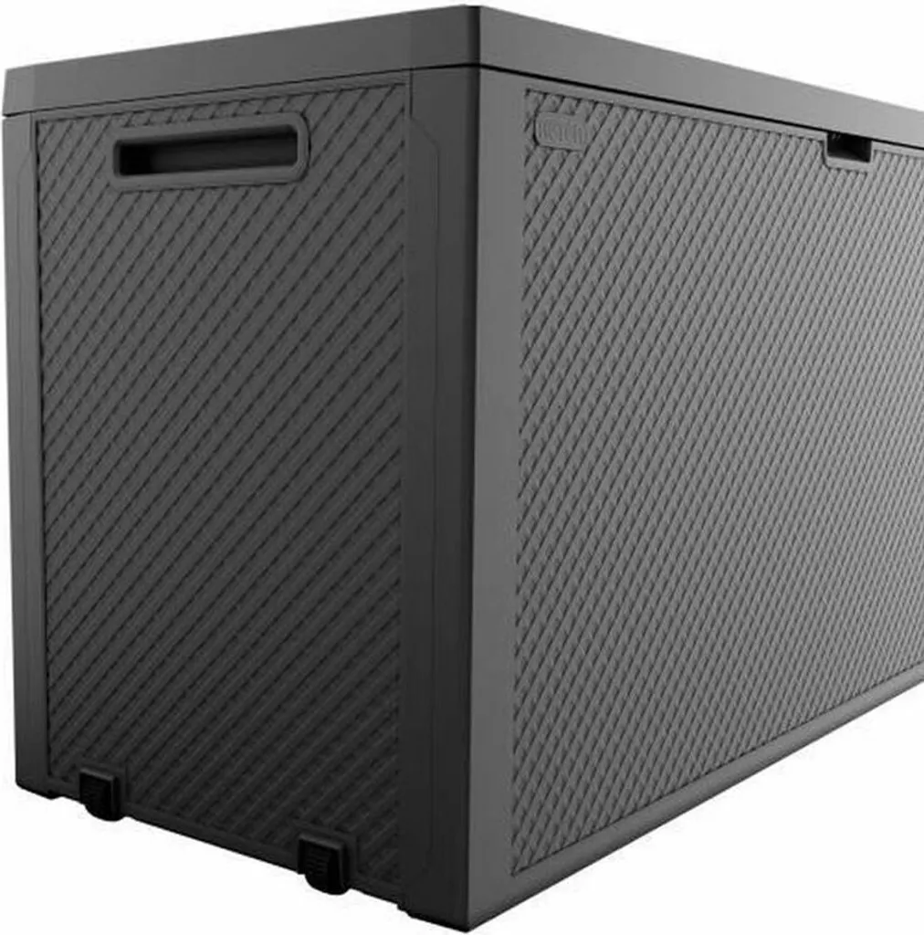 Keter Emily Aufbewahrungsbox 280 L Graphit Box Gartenbox Kunststoff 10 Keter Emily Aufbewahrungsbox 280 L Graphit Box Gartenbox Kunststoff – Bild 10