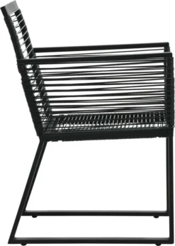 VidaXL Gartenstühle 4 Stk. Seil Rattan Schwarz -Angebote Moos Traum Store 6bb978898d413aa8f3da19574786a552
