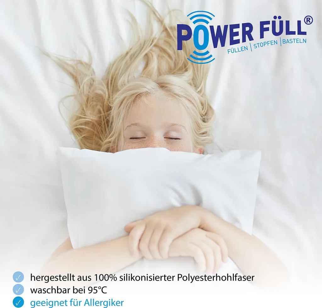 Power Füll Füllwatte 3kg 3X 1KG 3KG Antiallergisch Waschbar 95°C Hochflauschig Kissenfüllung Bastelwatte Füllmaterial Stopfmaterial 5 Power Füll Füllwatte 3kg 3X 1KG 3KG Antiallergisch Waschbar 95°C Hochflauschig Kissenfüllung Bastelwatte Füllmaterial Stopfmaterial – Bild 5