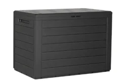 Kreher Kissenbox "Woodebox" In Anthrazit 190 Liter