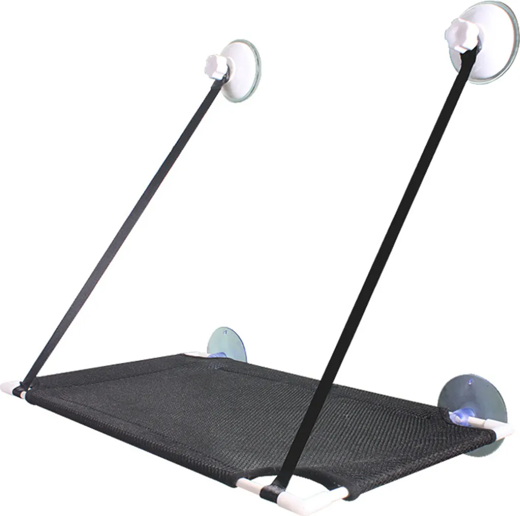 Katzen-Hängematte, Katzen-Fenster-Sitzstange Für Den Innenbereich, Große Katzen, Katzensitz Hängematte, Regale, Stabile Robuste Knauf-Saugnäpfe Halten Bis Zu 25 Kg, Platzsparend Und Einfach Zu Montieren,Schwarz,einlagig 1 Katzen-Hängematte, Katzen-Fenster-Sitzstange Für Den Innenbereich, Große Katzen, Katzensitz Hängematte, Regale, Stabile Robuste Knauf-Saugnäpfe Halten Bis Zu 25 Kg, Platzsparend Und Einfach Zu Montieren,Schwarz,einlagig