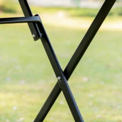 Outsunny Sitzgruppe Klappbar 3tlg. Balkonset Balkonmöbel 1 Tisch+2 Stühle Gartenmöbel Set Sitzgarnitur Metall Mesh Schwarz+Grau -Angebote Moos Traum Store 6dbcbbf3b9b9f1f1de14266b6cf1b7e1