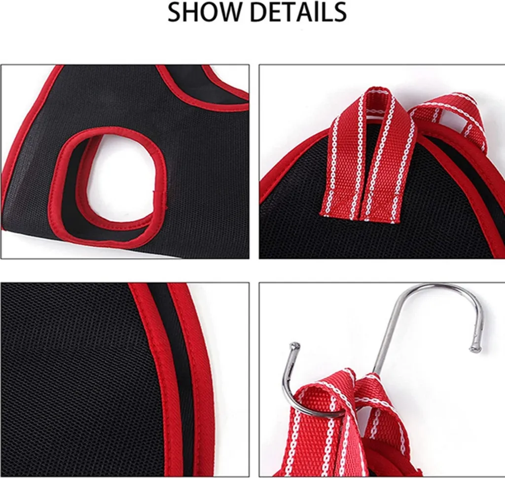 Hundepflege Hängematte Zum Nagelschneiden, Badetasche, Hängematten Helfer, Rückhaltetasche Für Katze, Hund, Rot(XS) 6 Hundepflege Hängematte Zum Nagelschneiden, Badetasche, Hängematten Helfer, Rückhaltetasche Für Katze, Hund, Rot(XS) – Bild 6