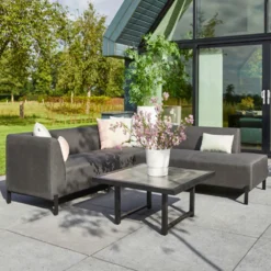 Hartman Dion Lounge Set, Aluminiumgestell, Allwetter-Stoff Von Hartman, Inklusive Beistelltisch -Angebote Moos Traum Store 6e398d2aa5d7af8118c0606c9ab8ea5e