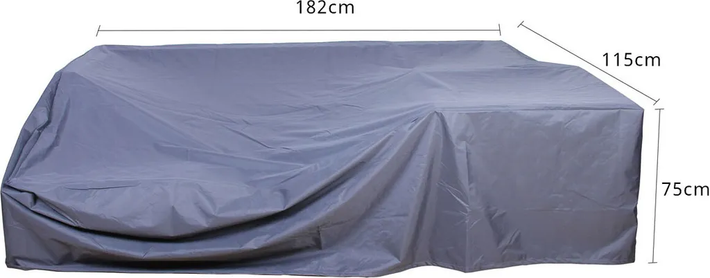 SVITA Brooklyn Polyrattan Sitzgruppe Lounge Gartenmöbel Set Grau Abdeckplane 11 SVITA Brooklyn Polyrattan Sitzgruppe Lounge Gartenmöbel Set Grau Abdeckplane – Bild 11