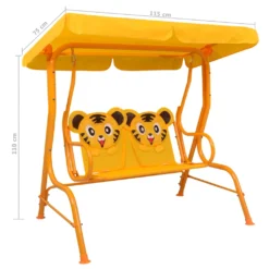 VidaXL Kinder-Hollywoodschaukel Gelb 115 X 75 X 110 Cm Stoff 13 VidaXL Kinder-Hollywoodschaukel Gelb 115 X 75 X 110 Cm Stoff -Angebote Moos Traum Store 71a4ddf7a353a12d0dffbbec1fe7f4ca
