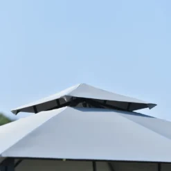 Merax Pavillon 3x3m Gartenpavillon Partyzelt Inkl. Seitenwand Und Metall Gestell, Wasserdicht Gartenzelt Mit UV-Schutz, Grau 15 Merax Pavillon 3x3m Gartenpavillon Partyzelt Inkl. Seitenwand Und Metall Gestell, Wasserdicht Gartenzelt Mit UV-Schutz, Grau -Angebote Moos Traum Store 7339e72e63415fb39f1041c8ac09e651