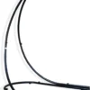 Hängestuhlgestell 210cm | Hängesessel-Stand Ständer Aus Stahl In Schwarz | Belastbarkeit Max. 150KG | Perfekt Für XXL Mehrpersonen-Hängestühle Hängesessel Hängesitz | Freistehendes Metallgestell | Innen- Und Außenbereich