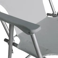 5tlg. Campingmöbel-Set Tisch 75x55cm + 4x Klappstuhl Hellgrau -Angebote Moos Traum Store 756d3653b952e3731dd59510297b4961