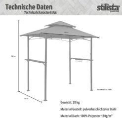 Grillpavillon BBQ Pavillon Grillzelt Grillüberdachung Gartenzelt Gartenpavillon 9 Grillpavillon BBQ Pavillon Grillzelt Grillüberdachung Gartenzelt Gartenpavillon -Angebote Moos Traum Store 79ab381f13bde8295cecd32f18f4adc1
