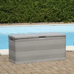 Kissenbox "Elegance" In Hellgrau Mit 280 Liter Nutzvolumen, Maße 117 X 45 X 56 Cm -Angebote Moos Traum Store 7c8ed65c41296dff84f245d862a1395f