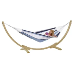 Amazonas Hängematte Und Gestell Apollo Set Marine 210 X 140 Cm; Bunt, AZ-6010120 -Angebote Moos Traum Store 7ccba2ccdc4f270092656608b613f83d