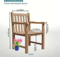 KMH® TEAK Sessel *Classic* -Angebote Moos Traum Store 7efc34c07769d7ff83f0c495ea512a5b