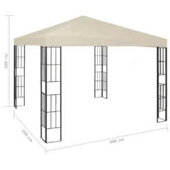 VidaXL Pavillon 3×3 M Creme 11 VidaXL Pavillon 3×3 M Creme -Angebote Moos Traum Store 7f8d5163037d4facf152fc4661d462f6