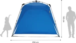 Where Tomorrow Pop Up Pavillon - 250 X 250 X 190 Cm - Blau -Angebote Moos Traum Store 804fe58abdf46d2c8b9f4464cc4b43b5