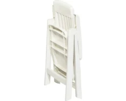 SIEGER Gartensessel Klappbar Palma Weiß Kunststoff -Angebote Moos Traum Store 8093ff8e53502f90d6dd90456742f81b