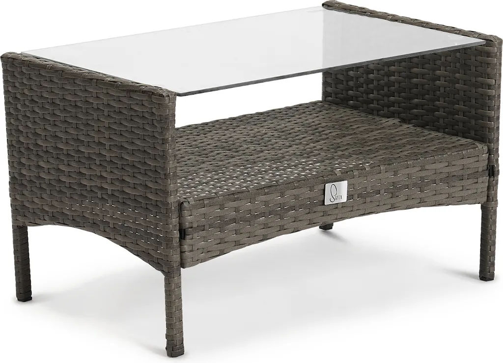 SVITA Brooklyn Polyrattan Sitzgruppe Lounge Gartenmöbel Set Grau Abdeckplane 6 SVITA Brooklyn Polyrattan Sitzgruppe Lounge Gartenmöbel Set Grau Abdeckplane – Bild 6