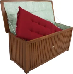 Garden Pleasure Auflagenbox Garten Box Truhe Auflagen Kissenbox Akazie Holz -Angebote Moos Traum Store 822bdcb9a7e055ad7846db7e491d4f16