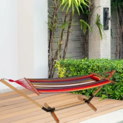 Garden Pleasure Hängematte Holz Gestell Hängeliege Matte Garten Terrasse Möbel -Angebote Moos Traum Store 8308f6d5229a96924d26f9c3b6db2688