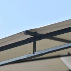 Fortuna Lai Pavillon 3 X 3 M Gartenpavillon Mit Seitenteil Robustes Dach Mit Wasserabweisender Beschichtung-Gray -Angebote Moos Traum Store 83bda02376a79d560bf5bdb76fb472d2