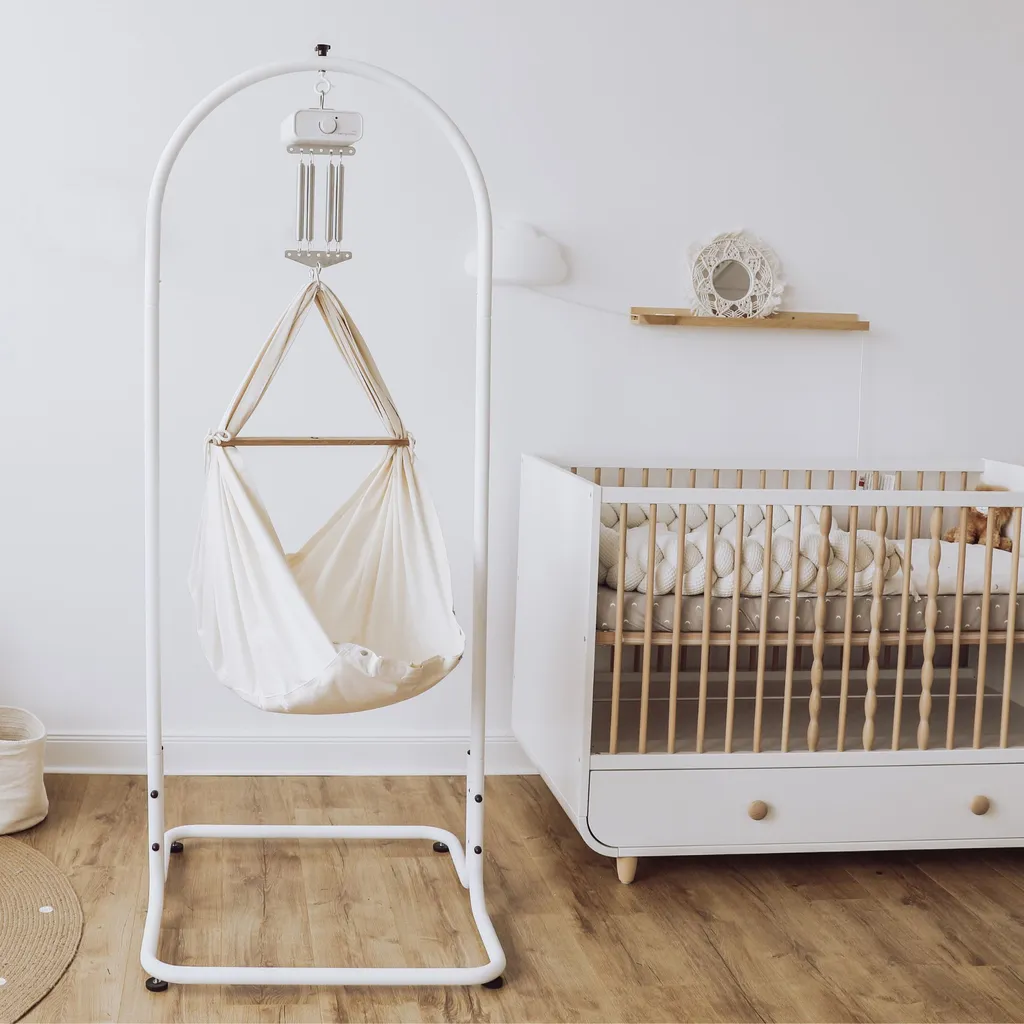 SWING2SLEEP - Federwiegen-Hängematte Dream2sleep In Der Farbe Beige 5 SWING2SLEEP - Federwiegen-Hängematte Dream2sleep In Der Farbe Beige – Bild 5