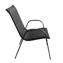 Wohaga 6er Set Stapelstuhl 'New York' Mit Textilenbespannung Schwarz/Schwarz -Angebote Moos Traum Store 8721b497ad9a6111d767b413faddfbbb