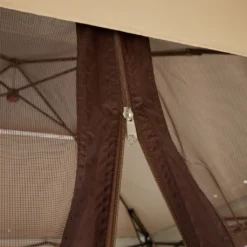 Tectake Faltpavillon Carabobo 3,64x3,64x2,94m - Braun -Angebote Moos Traum Store 89c4b78e7141ce5839eae1f727af6d19