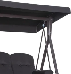 Outsunny 3-Sitzer Hollywoodschaukel Gartenschaukel Mit Sonnendach Kissen Metall Polyester Schwarz 116 X 206 X 183 Cm 16 Outsunny 3-Sitzer Hollywoodschaukel Gartenschaukel Mit Sonnendach Kissen Metall Polyester Schwarz 116 X 206 X 183 Cm -Angebote Moos Traum Store 89f45c98f8e6de3fbfe0eb87beec6910