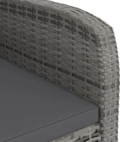 VidaXL 5-tlg. Garten-Essgruppe Mit Auflagen Poly Rattan Grau -Angebote Moos Traum Store 8b10e8dcd625d5c60ad7f37e0ead324c
