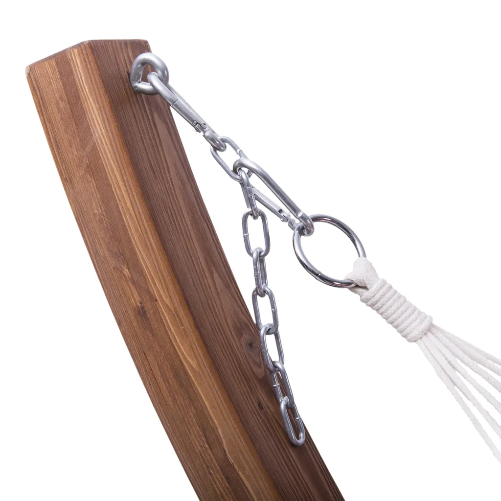 AXI Hawaï Hängematte Für 2 Personen Mit Gestell Aus Holz | Outdoor Hängematten-Set Mit Holzgestell & XXL Hängematte In Beige 6 AXI Hawaï Hängematte Für 2 Personen Mit Gestell Aus Holz | Outdoor Hängematten-Set Mit Holzgestell & XXL Hängematte In Beige – Bild 6