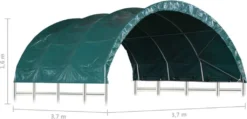 VidaXL Weidezelt PVC 3,7x3,7 M Grün 15 VidaXL Weidezelt PVC 3,7x3,7 M Grün -Angebote Moos Traum Store 8f9cc37551b90d3bd02303b93484c1bc
