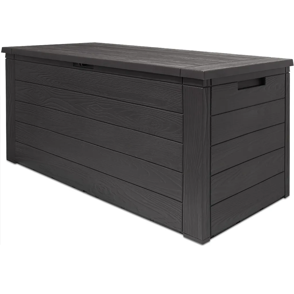 Deubois Aufbewahrungsbox Anthrazit 120 X 46 X 57cm - Außenbereich - Geeignet Für Terrasse, Balkon Und Garten 1 Deubois Aufbewahrungsbox Anthrazit 120 X 46 X 57cm - Außenbereich - Geeignet Für Terrasse, Balkon Und Garten
