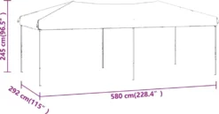 VidaXL Partyzelt Faltbar Weiß 3x6 M -Angebote Moos Traum Store 9259c8a571a4510424d00dc09ad822a8
