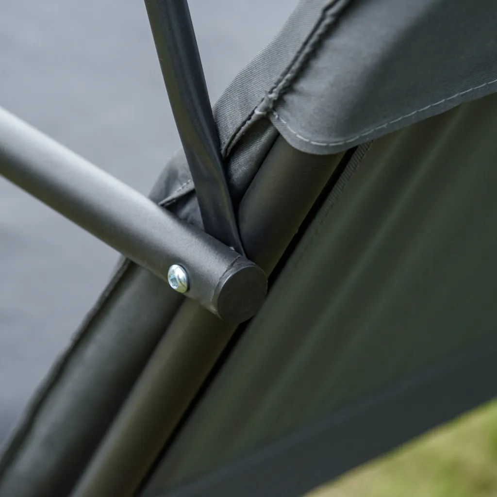 Outsunny Hollywoodschaukel Gartenschaukel Schaukelbank 3-Sitzer Mit Dach Stahl Grau+Schwarz 172 X 120 X 153cm 8 Outsunny Hollywoodschaukel Gartenschaukel Schaukelbank 3-Sitzer Mit Dach Stahl Grau+Schwarz 172 X 120 X 153cm – Bild 8