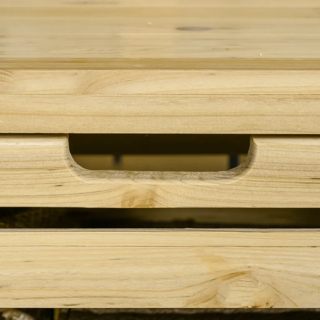 Outsunny Aufbewahrungsbox, Aufbewahrungstruhe Mit Rankhilfe, Auflagenbox Mit Ablagen, Gartentruhe, Kissenbox, Massivholz, Natur, 80 X 45 X 160 Cm 8 Outsunny Aufbewahrungsbox, Aufbewahrungstruhe Mit Rankhilfe, Auflagenbox Mit Ablagen, Gartentruhe, Kissenbox, Massivholz, Natur, 80 X 45 X 160 Cm – Bild 8