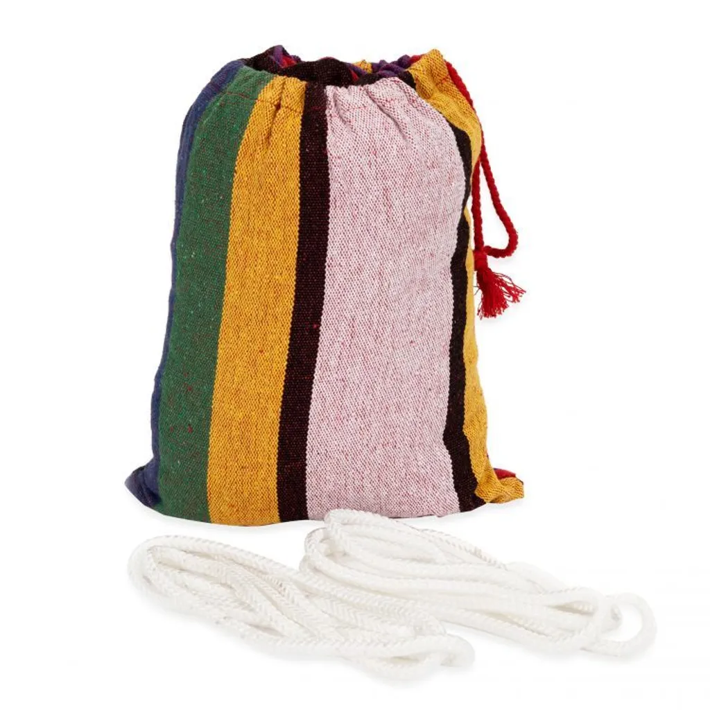 MODERN HOME Hängematte Doppelhängematte Für 1-2 Personen Outdoor Baumwolle Tragbar Garten Camping Hängematte Belastbarkeit 150kg Rainbow Geeignet Für Reise XXL GW-906 16 MODERN HOME Hängematte Doppelhängematte Für 1-2 Personen Outdoor Baumwolle Tragbar Garten Camping Hängematte Belastbarkeit 150kg Rainbow Geeignet Für Reise XXL GW-906 – Bild 16