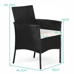 COSTWAY 2er Rattan Stühle Set Gartenstuhl Polyrattan Mit Sitzkissen Rückenlehne & Armlehne 9 COSTWAY 2er Rattan Stühle Set Gartenstuhl Polyrattan Mit Sitzkissen Rückenlehne & Armlehne -Angebote Moos Traum Store 96a917d320a3a754b64984784e9ebcdd