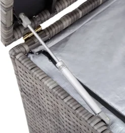 VidaXL Gartenbox Poly Rattan 100x50x50 Cm Grau -Angebote Moos Traum Store 988846c46053a8e038272aff82c3ab5b