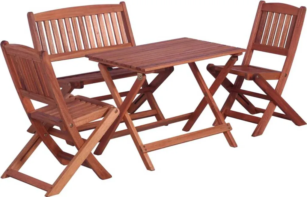 VidaXL Garten-Essgruppe Für Kinder 4-tlg. Eukalyptusholz Massiv 1 VidaXL Garten-Essgruppe Für Kinder 4-tlg. Eukalyptusholz Massiv