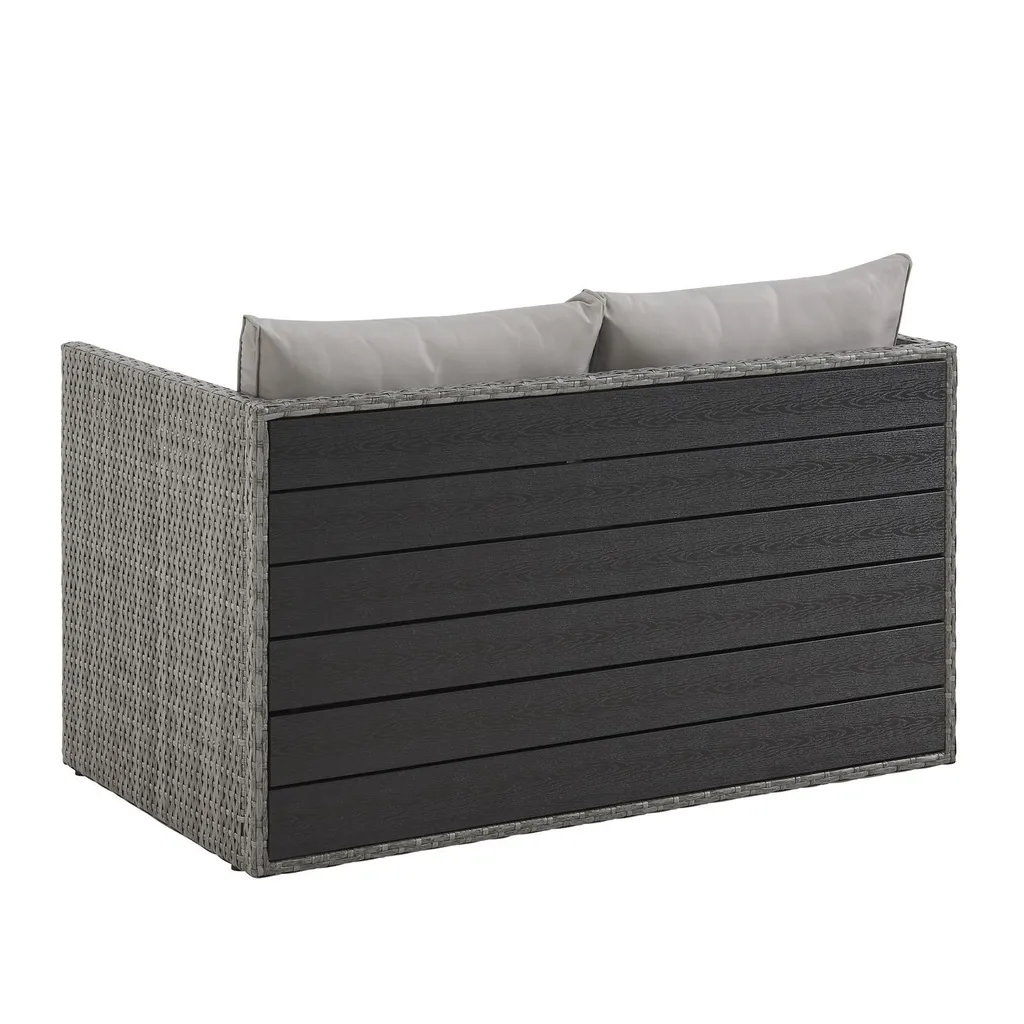 Juskys 2in1 Polyrattan Relax Gartenmöbel Set Jamaika - Tisch, Gartenlounge Sofa - Balkonmöbel Sitzgruppe Für Balkon, Garten - Outdoor Lounge Grau 9 Juskys 2in1 Polyrattan Relax Gartenmöbel Set Jamaika - Tisch, Gartenlounge Sofa - Balkonmöbel Sitzgruppe Für Balkon, Garten - Outdoor Lounge Grau – Bild 9
