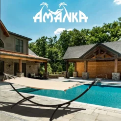 Outdoor Stabhängematte 190x80cm Garten Hängematte Mit Stange Bis 100kg Beige -Angebote Moos Traum Store 9de5a6d1935e1bc133b0cb8fd61b6809