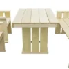 VidaXL 4-tlg. Garten-Essgruppe Hochwertiges Imprägniertes Kiefernholz