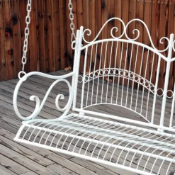 Outsunny Hängebank Schaukel Bank Gartenschaukel Mit Ketten, Metall, Weiß, 118x58x57cm 16 Outsunny Hängebank Schaukel Bank Gartenschaukel Mit Ketten, Metall, Weiß, 118x58x57cm -Angebote Moos Traum Store 9f57fe3c4769b31ad0dd9282ec3b7e8e