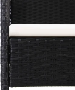 VidaXL Gartenstühle 4 Stk. Poly Rattan Schwarz -Angebote Moos Traum Store a1055cffc02db1ab61fecdea1e6a528e