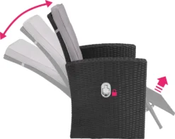 Tectake Rattan Lounge Bari - Schwarz -Angebote Moos Traum Store a4ac11949a06e7bcbb99540f8dc97bf7