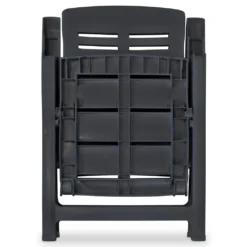 VidaXL Verstellbare Gartenstühle 2 Stk. Kunststoff Anthrazit -Angebote Moos Traum Store a65083130df8c8ad80db32588e578ed0