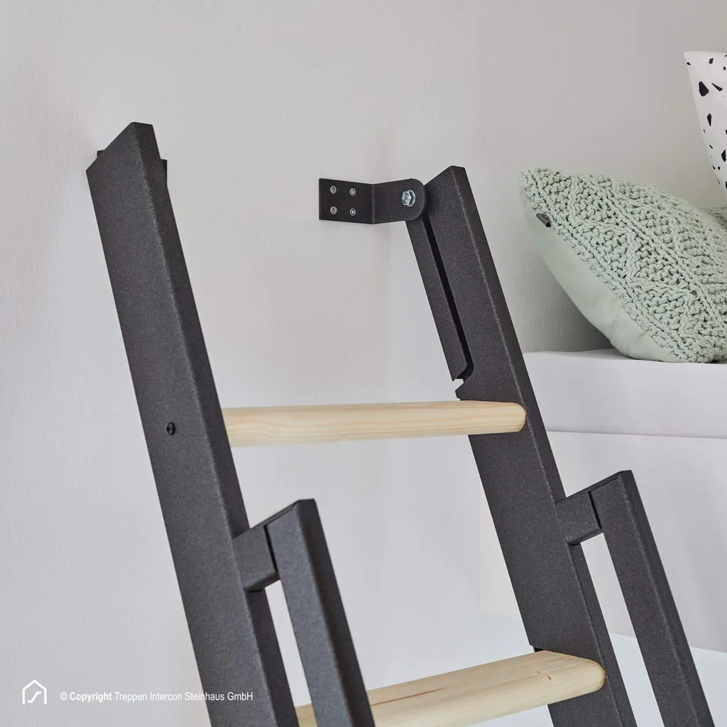 Raumspartreppe Intercon Vario 3 Mit 12 Stufen Bis Max. 290 Cm, Polar-Weiß, Buche | Raumspartreppe Mit Metallwangen Und Holzstufen Lässt Sich An Die Wand Schieben Und Spart Platz 4 Raumspartreppe Intercon Vario 3 Mit 12 Stufen Bis Max. 290 Cm, Polar-Weiß, Buche | Raumspartreppe Mit Metallwangen Und Holzstufen Lässt Sich An Die Wand Schieben Und Spart Platz – Bild 4