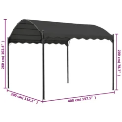 VidaXL Pavillon 3x4 M Anthrazit 13 VidaXL Pavillon 3x4 M Anthrazit -Angebote Moos Traum Store a7d2357ecd985390c4cae86f03b8ef20