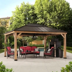 Sunjoy Gazebo ERNIR - 393cm X 452cm