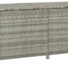 VidaXL Gartenbox Poly Rattan 200x50x60 Cm Grau